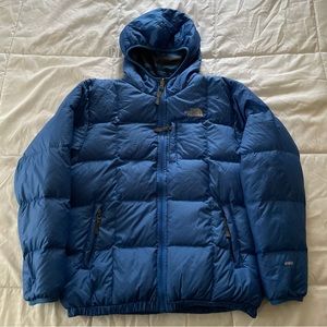 The North Face Boys Blue Reversible 550 Puffer Jacket